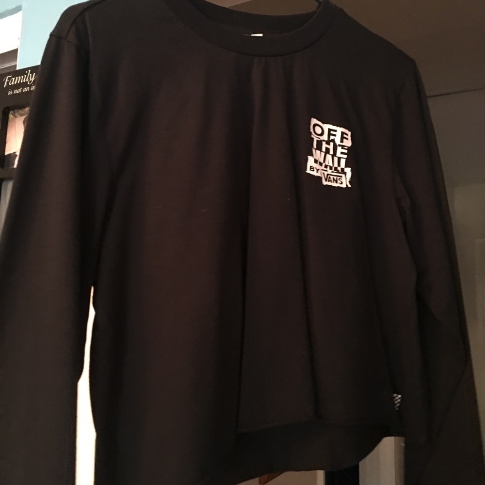 Vans off the wall crop T-shirt